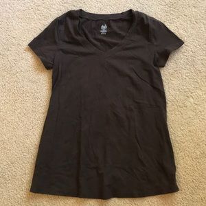 Chocolate brown maternity t shirt